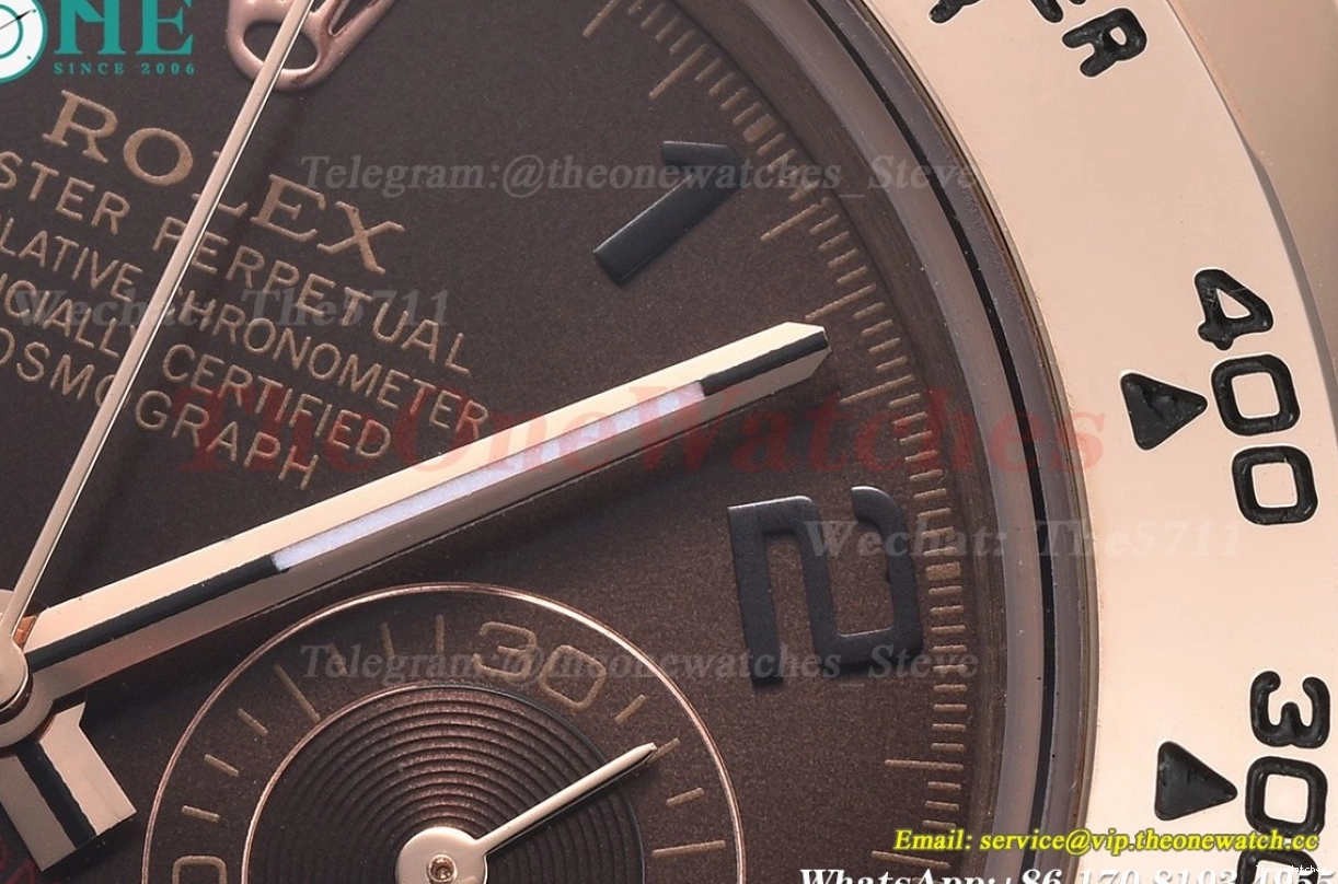 40mm GDF A3836 Brown RG RG Dial Daytona 0109